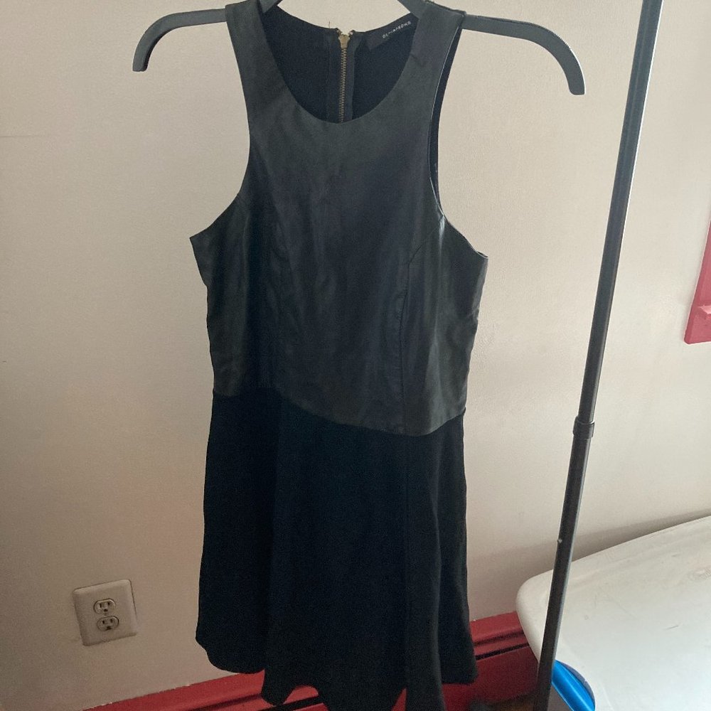 Black mini dress